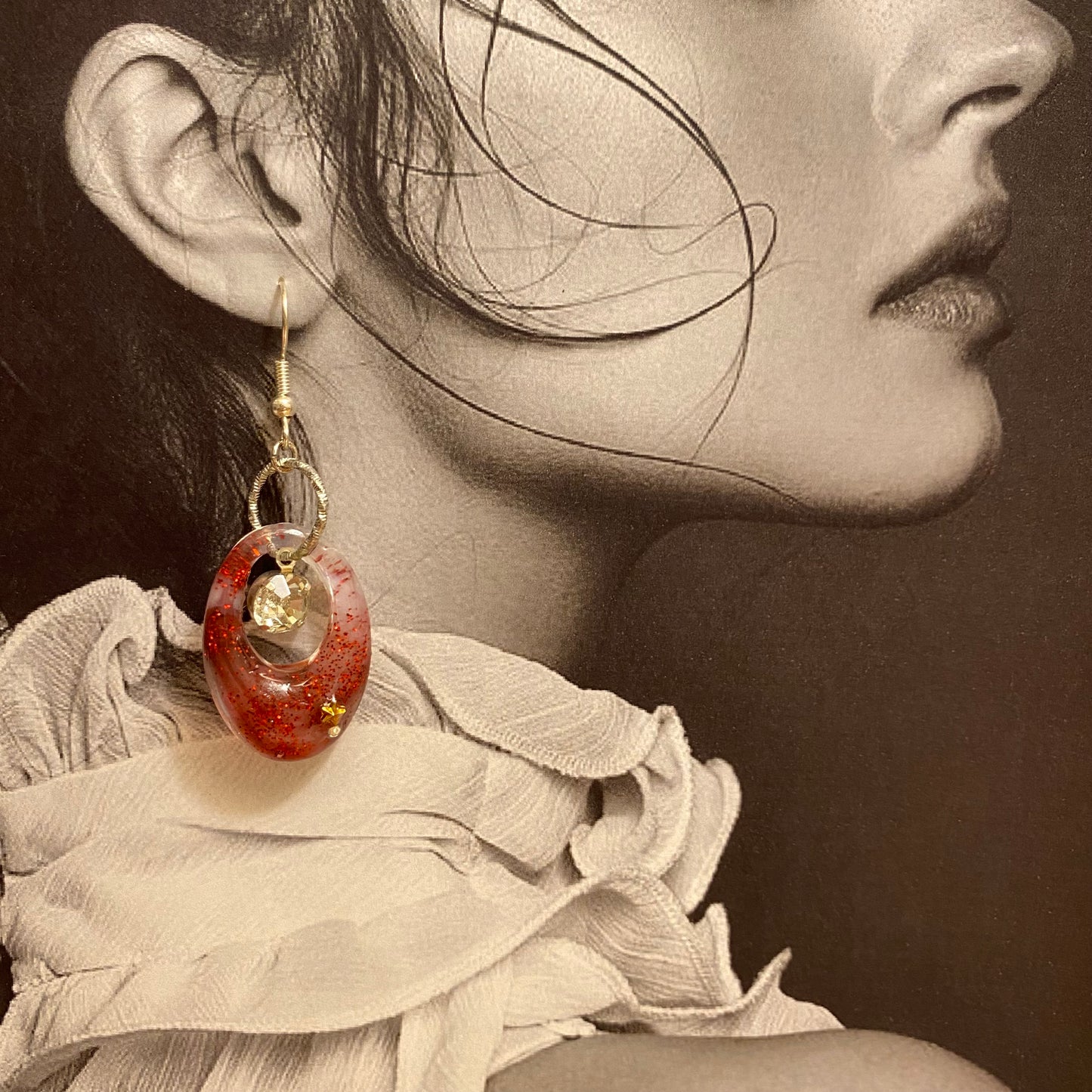 (JEWELRY) Earrings #3 - Pierced Dangle