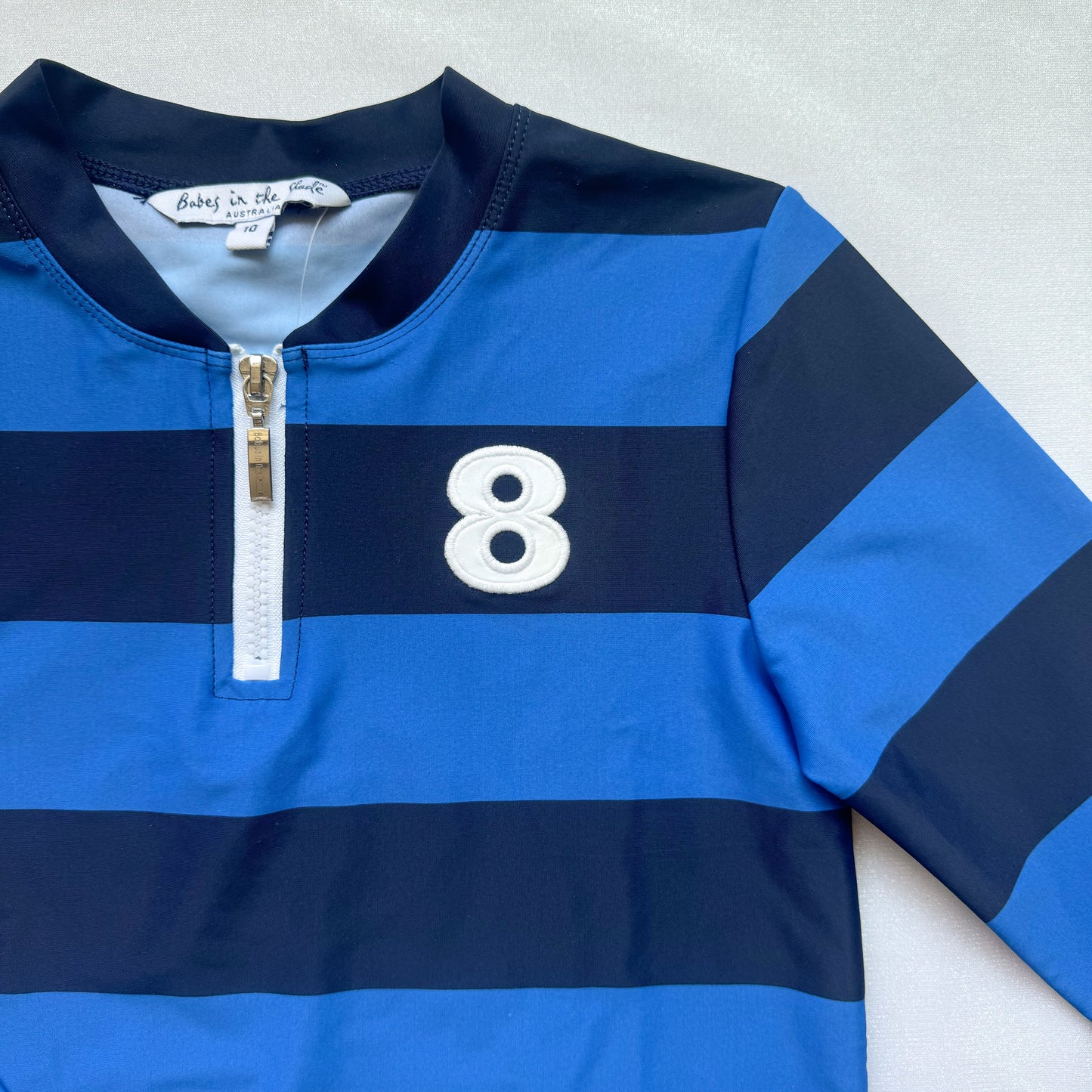 Blue Striped Rashguard