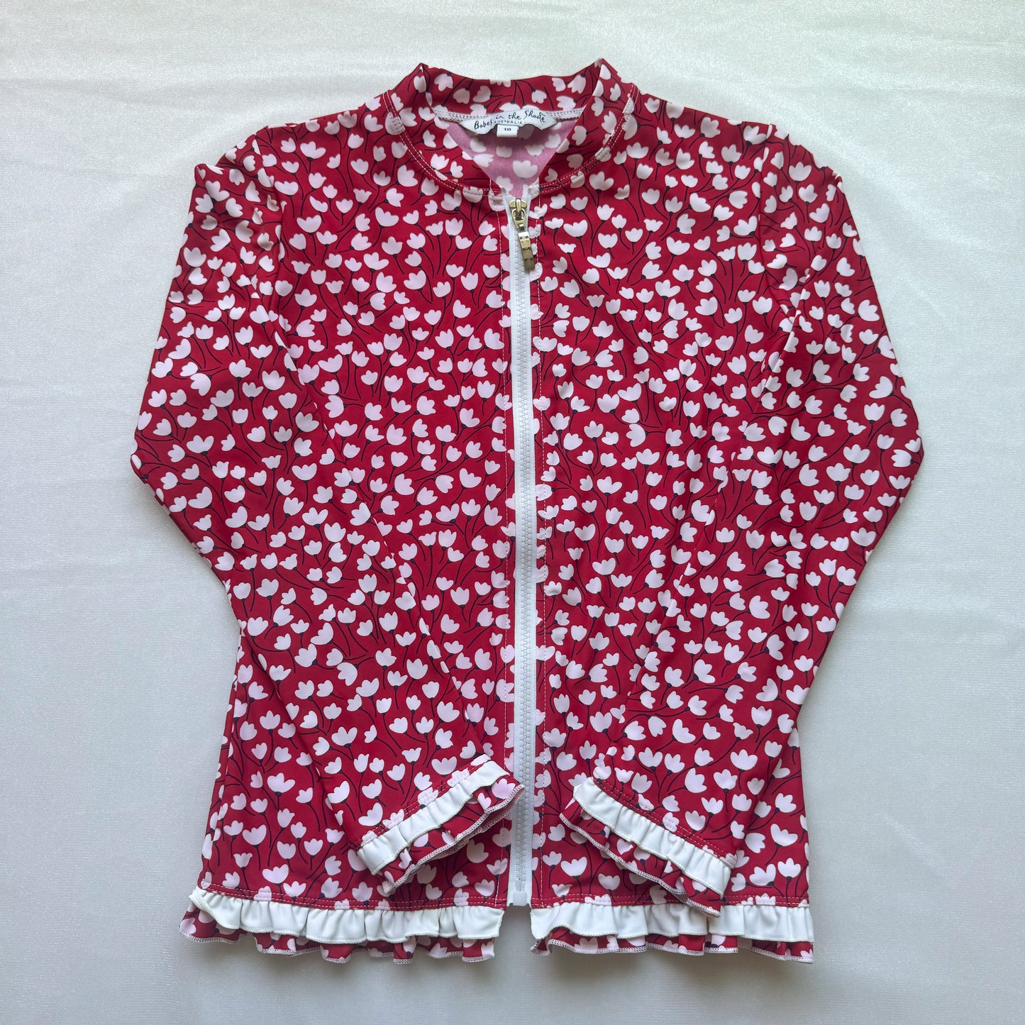 Red/Pink Flower Rashguard