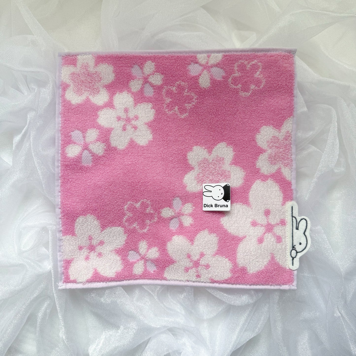 Miffy Towel Handkerchief タオルハンカチ ピンク