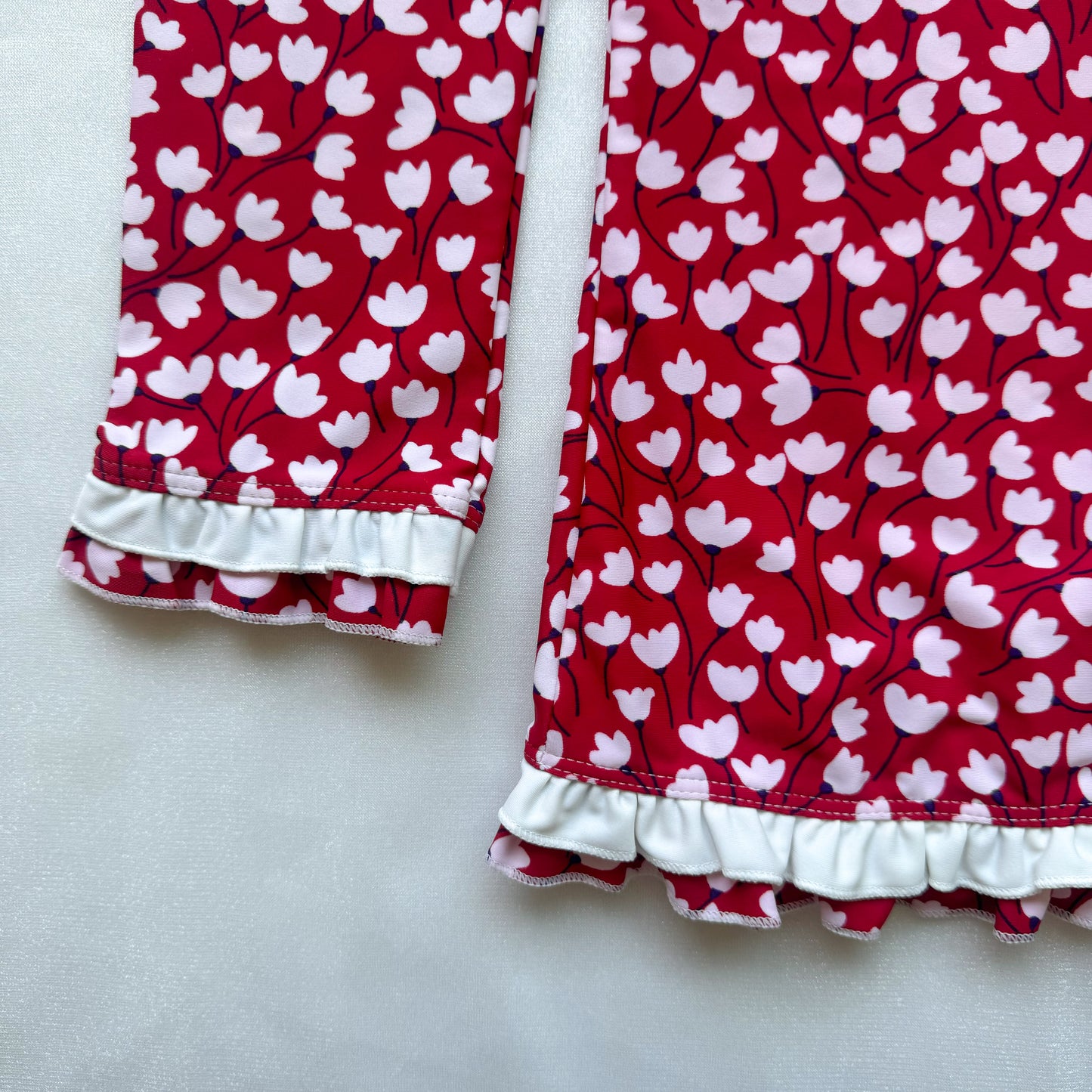 Red/Pink Flower Rashguard