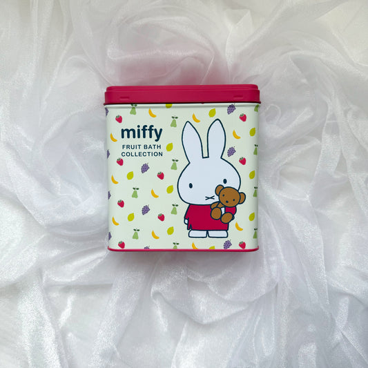 Miffy Fruit Bath Collection ミッフィーバスセット スクエア缶