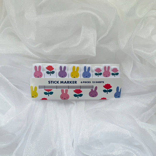 Miffy&Rose Sticker Marker ミッフィー 付箋｛スティックマーカー}