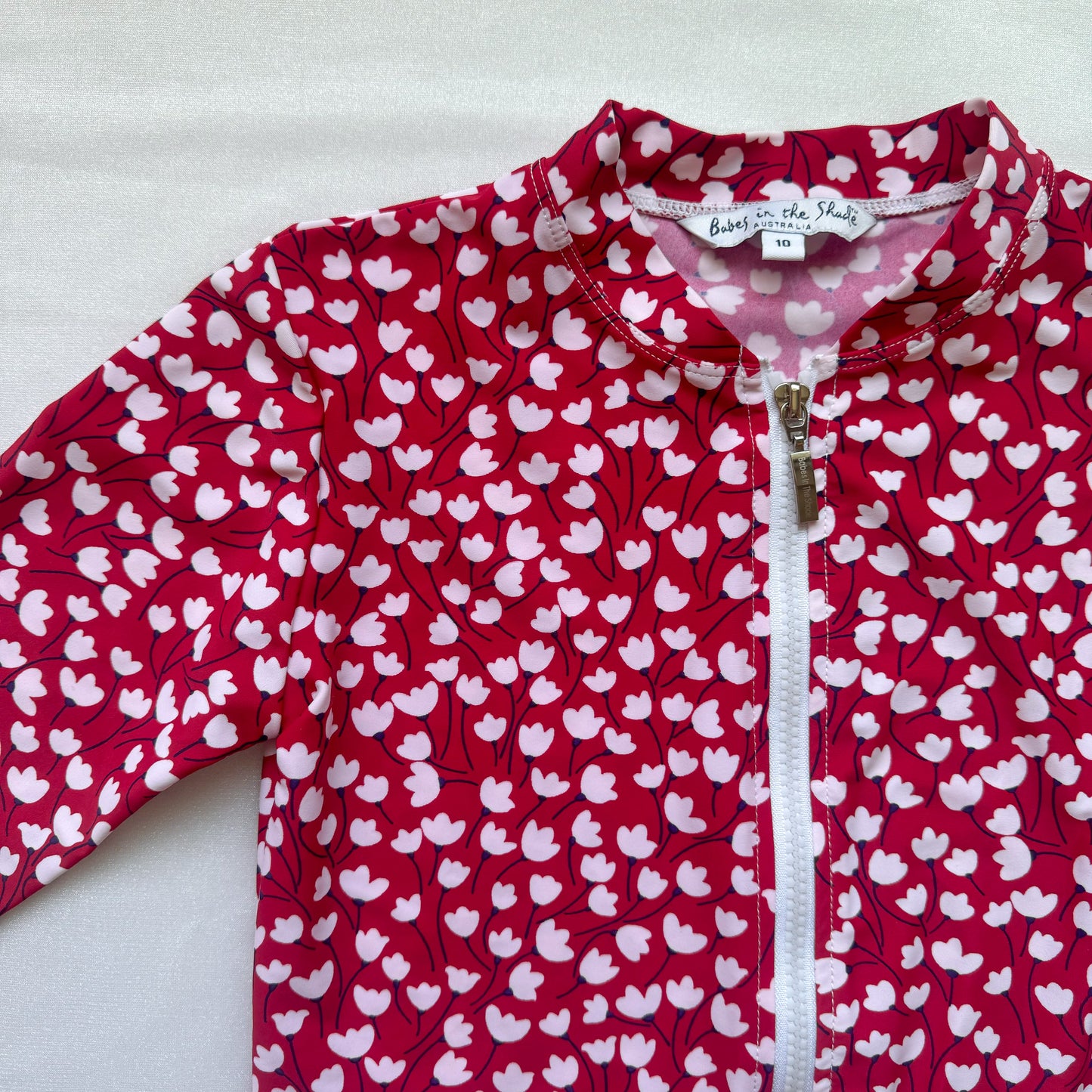 Red/Pink Flower Rashguard