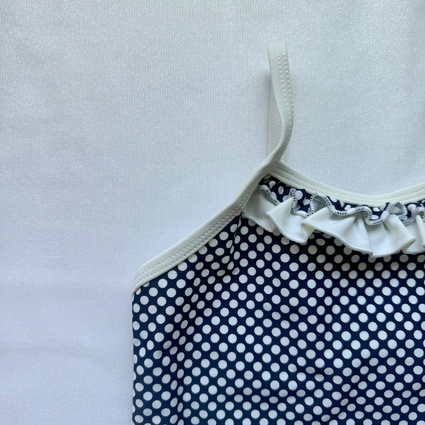 Navy and White Polka Dots Bathers