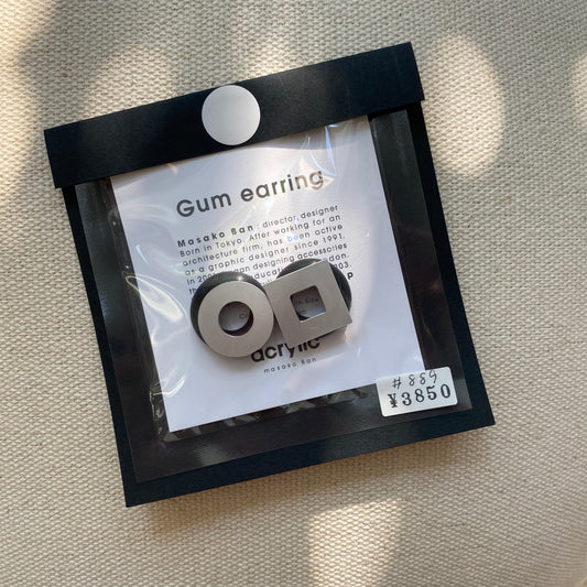(JEWELRY) Earrings #5 - Clip On Gum Earrings 坂 雅子さんのアクリリック