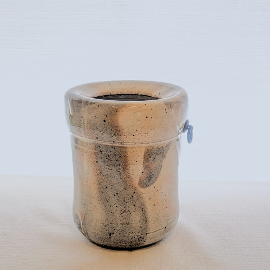 #20 唐津粉引掛花入