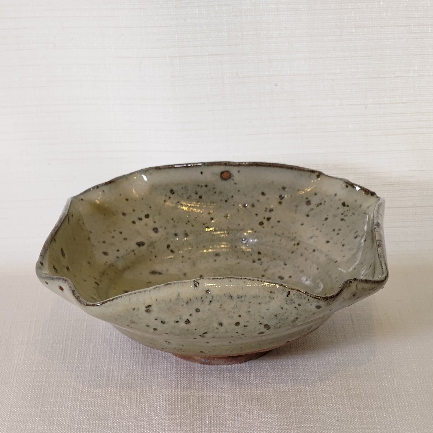 #001 斑唐津四方向付